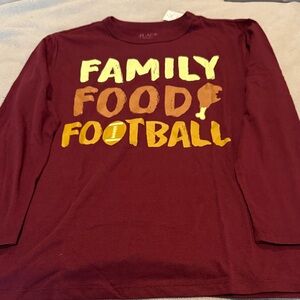 The Children's Place Burgundy Long Sleeve Tee - Family Food Football